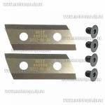 Доп фото Ножи для садовых измельчителей 66х28 D9мм двухсторонние AL-KO с винтами в комплекте №10