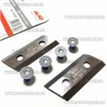 Доп фото Ножи для садовых измельчителей 66х28 D9мм двухсторонние AL-KO с винтами в комплекте №5