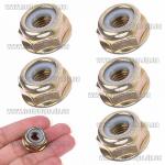 Доп фото Гайка редуктора косы с левой резьбой М10 и шайба (комплект) №7