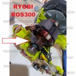 Доп фото Щетки 6,5х6,5 с пазами в комплекте с щеткодержателями для RYOBI ROS 300 и аналогов №1