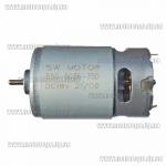 Доп фото Мотор 18V для аккумуляторных моек, фенов, шуруповертов и других инструментов (двигатель 18 вольт) вал 3,2мм с шлицем №5