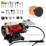 Доп фото Точило - гравер с гибким валом Einhell TC-XG 75 Kit (120Вт 75мм с регулировкой гибкий вал набор насадок) №5