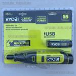 Доп фото Ryobi RPC4-120G аккумуляторная стамеска (беспроводное долото 4В 2Ач USB 3 резца) электростамеска №6