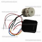 Доп фото Мотор 18-21V бесщеточный для аккумуляторных пил, шуруповертов и других инструментов (двигатель 18-21 вольт) вал с шестерней 14 зубов №5