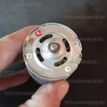 Доп фото Мотор 24V ось 5мм для аккумуляторных болгарок, кос, пил, шуруповертов и других инструментов (двигатель 24 вольт) 775 series толстый вал 5мм  №18