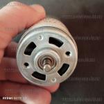 Доп фото Мотор 24V ось 5мм для аккумуляторных болгарок, кос, пил, шуруповертов и других инструментов (двигатель 24 вольт) 775 series толстый вал 5мм  №15