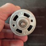 Доп фото Мотор 24V ось 5мм для аккумуляторных болгарок, кос, пил, шуруповертов и других инструментов (двигатель 24 вольт) 775 series толстый вал 5мм  №16