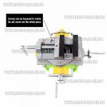 Доп фото BG-6369 крестовидные координатные тиски 75мм с поворотом 90град №7