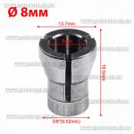 Доп фото Цанга для фрезера 8мм h16.5мм d9.5-D13.7 мм (для съемных фрезеров) №2