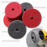 Доп фото Полировальный диск на заточные мини станки и точило гравер с гибким валом (75х20х10мм серый нейлон) GREY Nylon Grinding Wheel №11