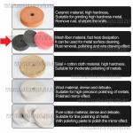 Доп фото Полировальный диск на заточные мини станки и точило гравер с гибким валом (75х20х10мм серый нейлон) GREY Nylon Grinding Wheel №10