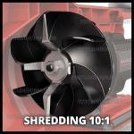 Доп фото Einhell VENTURRO 18/210 бесщеточная акуумуляторная садовая воздуходувка пылесос измельчитель 3 в 1 (каркас) №10