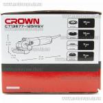 Доп фото CROWN CT13677-125RSV профессиональная УШМ 125мм 1500Вт с регулировкой оборотов плавный пуск  №10