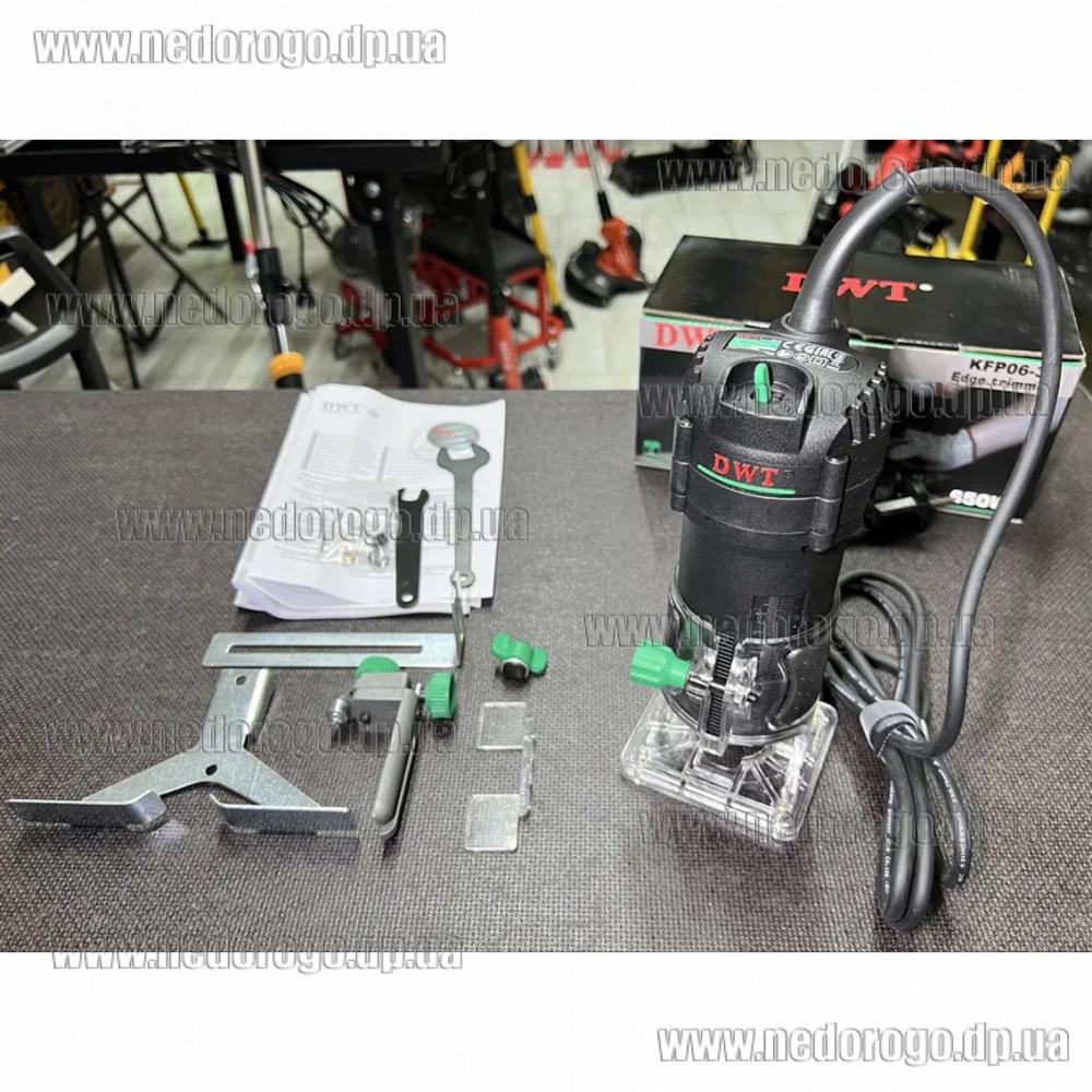 DWT KFP06-30 фрезер кромочный 650Вт 6-8мм 413044, кромочная фреза
