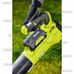 Доп фото Ryobi RY36BLXA-0 бесщеточная аккумуляторная воздуходувка 36В MAX POWER 176 км/ч (каркас)  №3