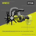 Доп фото Ryobi RY18HCA-0 ручной аккумуляторный культиватор 18В ONE+ глубина 50мм ширина 120мм (каркас) №5