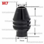 Доп фото Кулачковый патрон для гравера 0.3-3.2 мм (резьба М7) для Dremel Milwaukee Parkside и аккумуляторных мини граверов №1