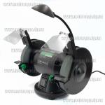 Доп фото DWT DSP-250 L двухдисковый заточной станок точило 150мм 250Вт с гибкой LED лампой подсветки №2