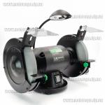 Доп фото DWT DSP-350 L двухдисковый заточной станок точило 200мм 350Вт с гибкой LED лампой подсветки №4