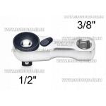 Доп фото Трещотка 1/2" мини 72 зубца "гусиная лапка", быстрый диск  TOPTUL CHXM1601 №3