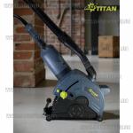 Доп фото Titan USSN104 кожух для резки и штробления c отводом пыли для УШМ (d 180мм роликовый) - насадка штроборез на болгарку №7