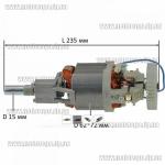 Доп фото Двигатель триммера Forte EMK1600 Procraft GT2200 (d72*662 / L236 / втулка под трос квадрат) мотор электрокосы в сборе с редуктором (выход втулка под трос) №8