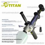 Доп фото Titan PDAKB180A EC бесщеточная дрель алмазного бурения 2100Вт 180мм M22 и 1-1/4 (32мм) №2