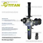 Доп фото Titan PDAKB180A EC бесщеточная дрель алмазного бурения 2100Вт 180мм M22 и 1-1/4 (32мм) №1
