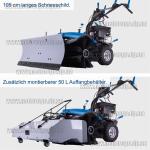 Доп фото Scheppach SC2200PE бензиновая подметально-уборочная машина (+контейнер для мусора +снегоотвал комплекте) Scheppach 5908703903 №2