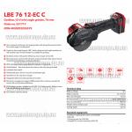 Доп фото FLEX LBE 76 12-EC C бесщеточная аккумуляторная мини УШМ 12В 76мм (каркас) №1