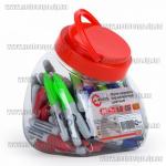 Доп фото Міні-маркери перманентні кольорові 80 од. INTERTOOL KT-5011 №4