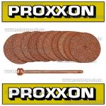 Доп фото Отрезные корудновые диски Proxxon 28810 (22мм, 10шт с держателем) №8
