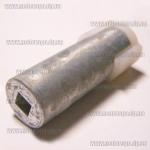 Доп фото Втулка соединитель для триммера Wintech WGT-1000 (конектор под трос 5мм, металл + пластик) высота 47мм без винта крепления №3