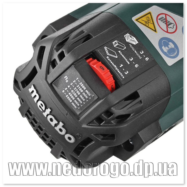 Metabo KGSV 216 M торцовочная пила с протяжкой и регулировкой оборотов ...